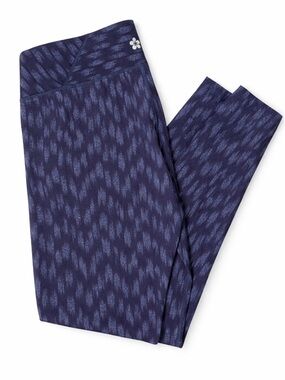 TUFF Athletics Navy Patterned Leggings|High rise yoga pants|Medium|Canadian